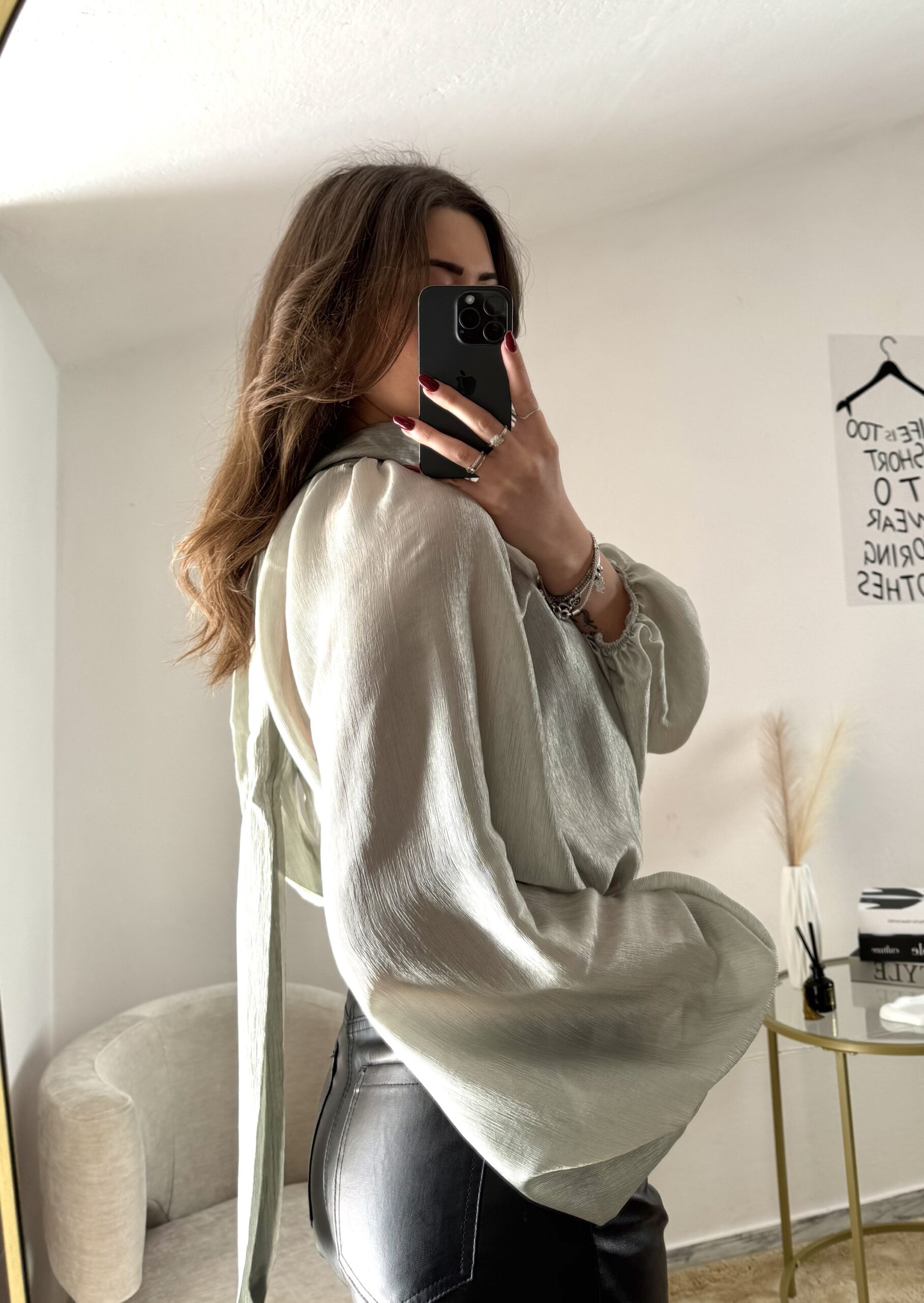 Blusa verde menta