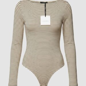 Body a Righe Lumina in Viscosa e Cashmere – Eleganza Made in Italy