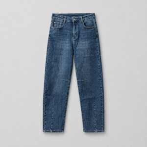 Jeans Barrel Fit Denim Lavaggio Medio – Stile Unico e Comfort Assoluto