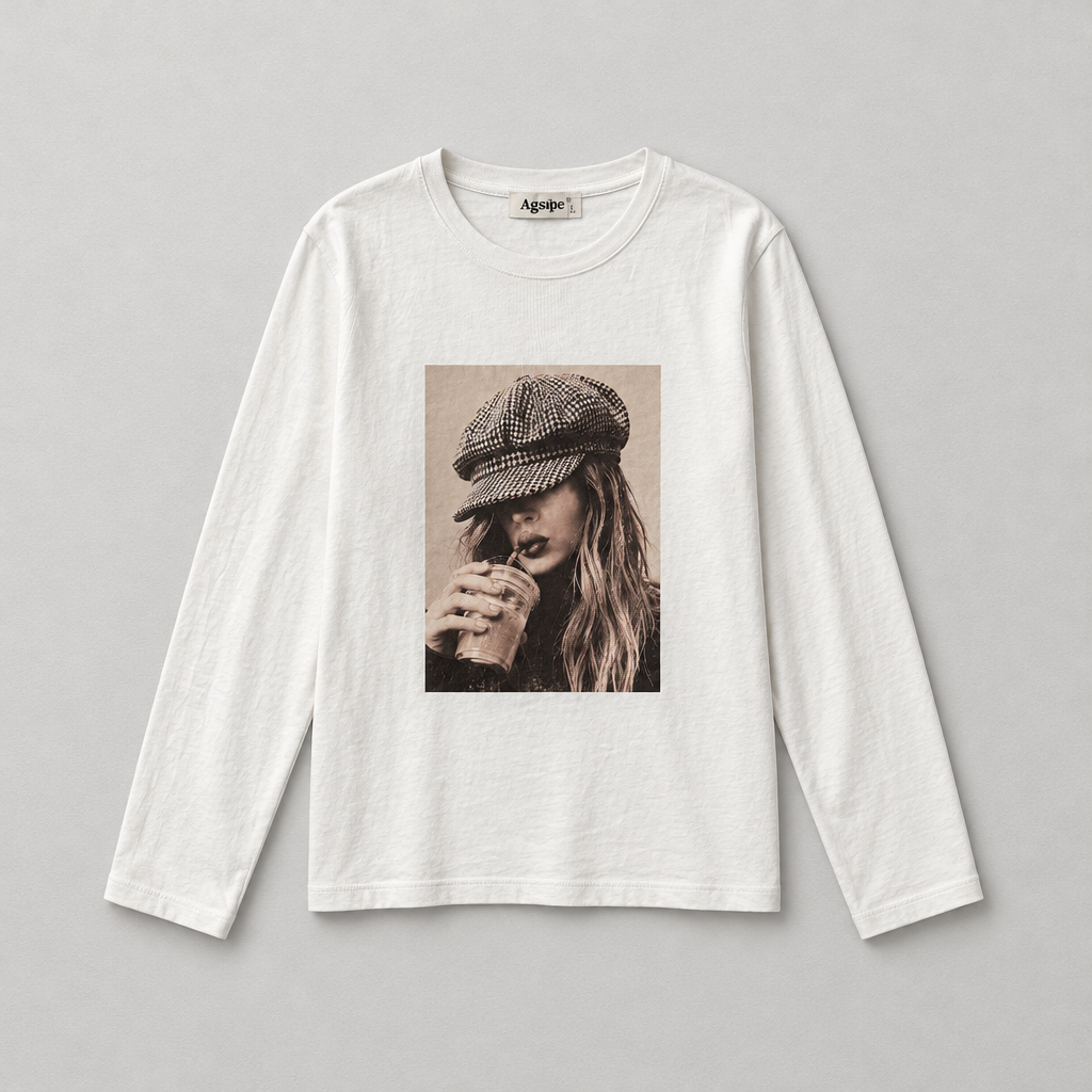 T-Shirt a Maniche Lunghe Agape Moda – Fashion Graphic Edition